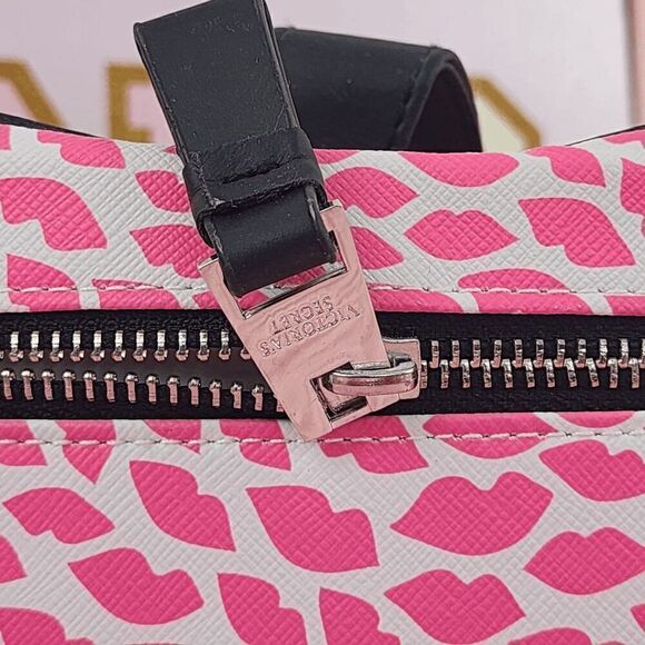 ❤️ Victoria's Secret Train Case – Lips Print Vintage Glamour! ❤️ - Picture 3 of 5